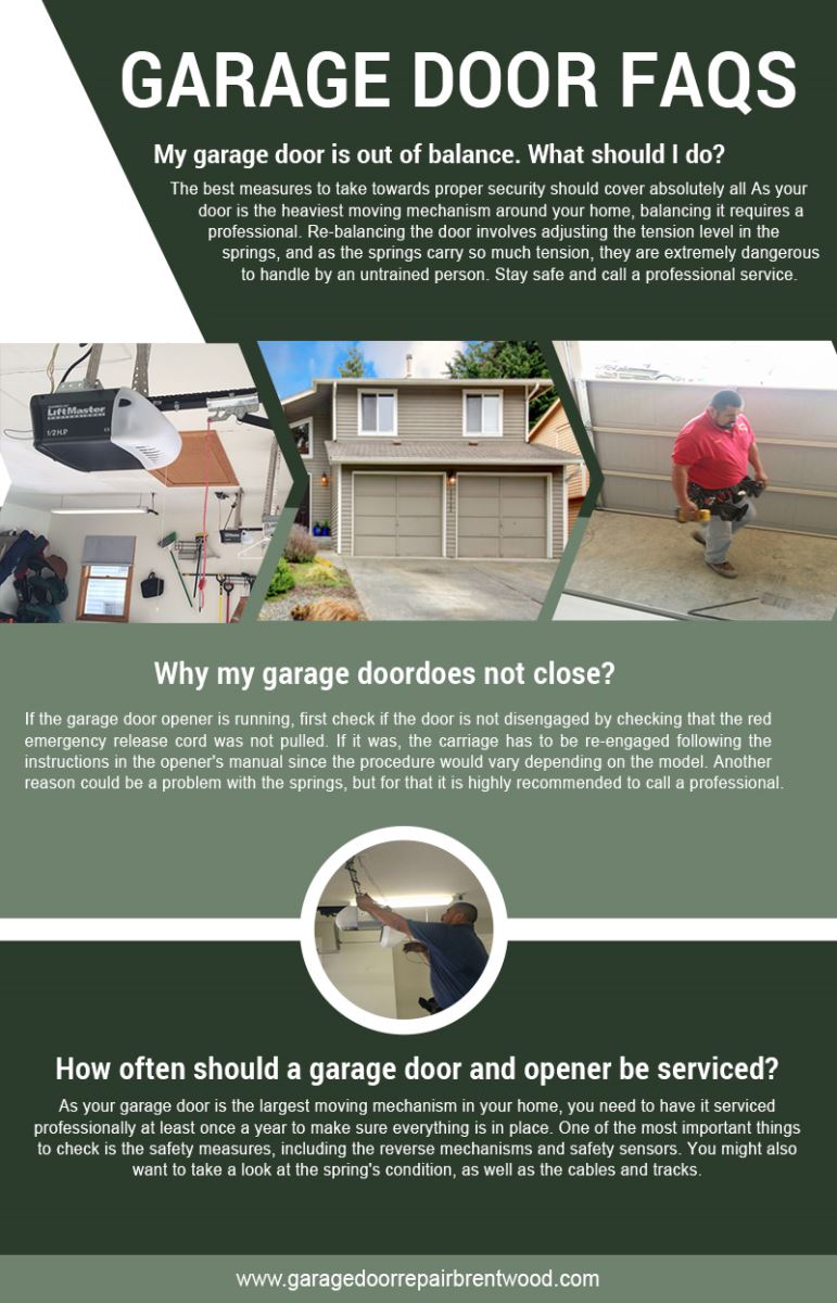 Garage Door Repair Brentwood Infographic